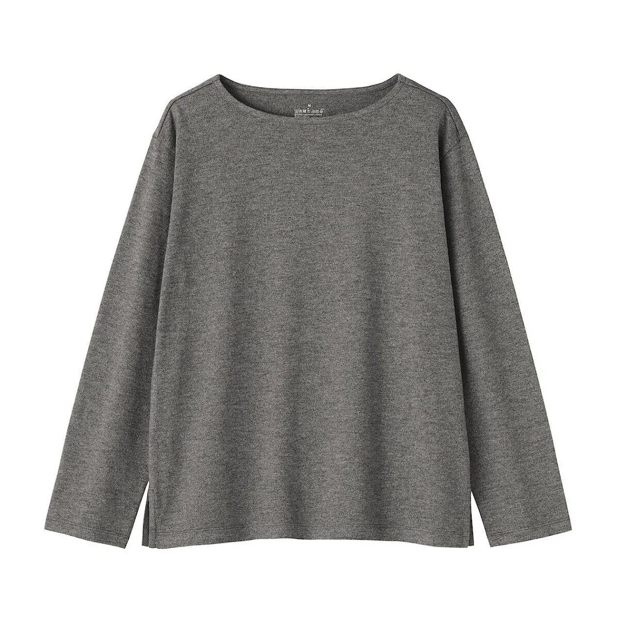 Hauts Et T‐Shirts^Muji T‐shirt en coton épais manches longues col bateau pour femme