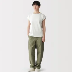 Hauts Et T‐Shirts^Muji T‐shirt en jersey à manches cap pour femme
