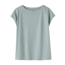 Hauts Et T‐Shirts^Muji T‐shirt en jersey à manches cap pour femme