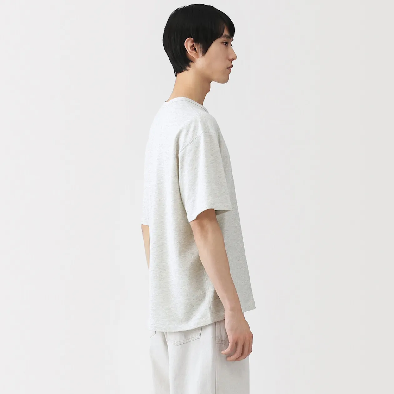 Hauts Et T‐Shirts^Muji T-shirt en jersey bouclé de coton biologique pour homme