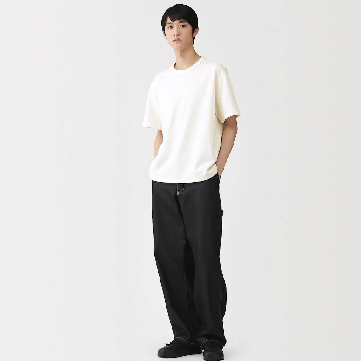 Hauts Et T‐Shirts^Muji T-shirt en jersey bouclé de coton biologique pour homme