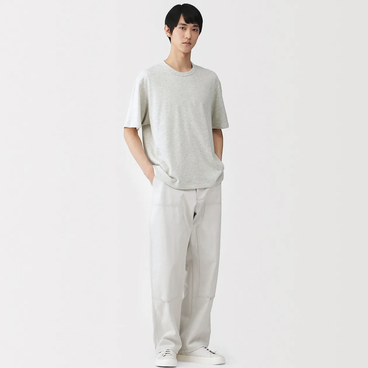 Hauts Et T‐Shirts^Muji T-shirt en jersey bouclé de coton biologique pour homme