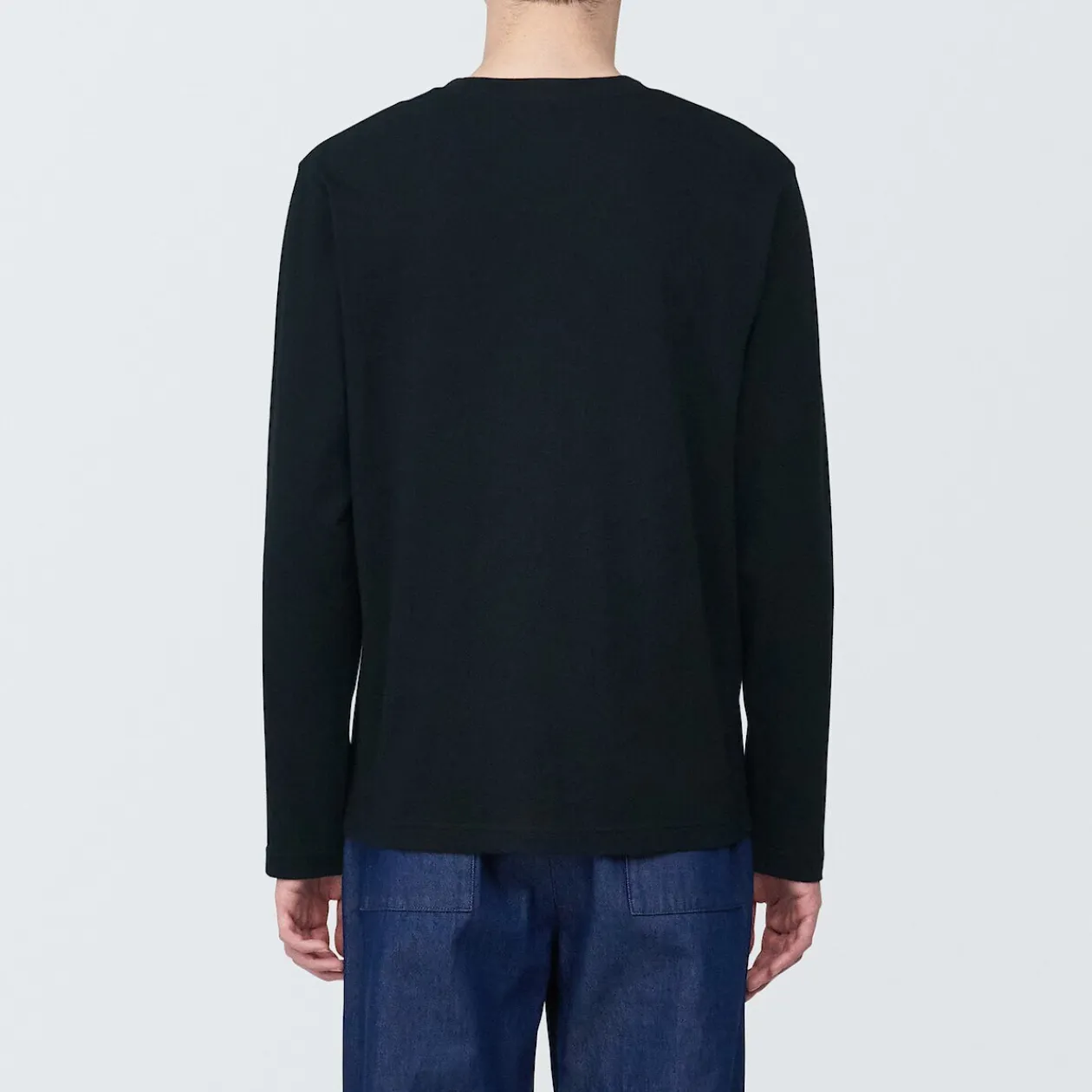 Hauts Et T‐Shirts^Muji T‐shirt en jersey de coton lavé manches longues pour homme