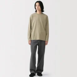 Hauts Et T‐Shirts^Muji T‐shirt en jersey de coton lavé manches longues pour homme