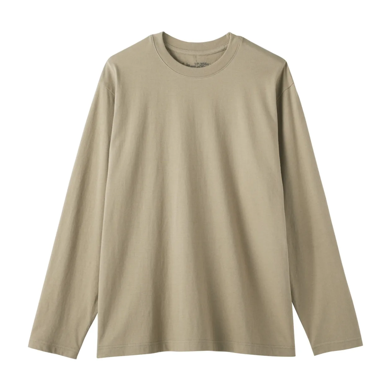 Hauts Et T‐Shirts^Muji T‐shirt en jersey de coton lavé manches longues pour homme