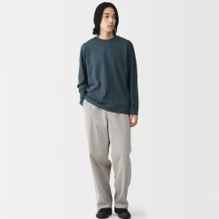 Hauts Et T‐Shirts^Muji T‐shirt en jersey de coton lavé manches longues pour homme