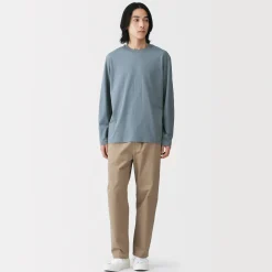 Hauts Et T‐Shirts^Muji T‐shirt en jersey de coton lavé manches longues pour homme