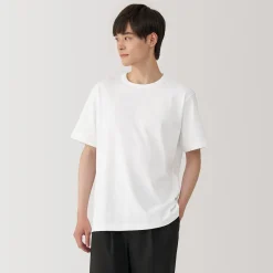 Hauts Et T‐Shirts^Muji T‐shirt en jersey de coton épais manches courtes pour homme