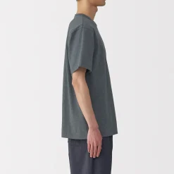 Hauts Et T‐Shirts^Muji T‐shirt en jersey de coton épais manches courtes pour homme