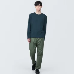 Hauts Et T‐Shirts^Muji T‐shirt en jersey de coton lavé manches longues pour homme