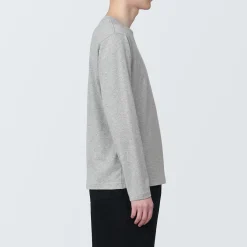 Hauts Et T‐Shirts^Muji T‐shirt en jersey de coton lavé manches longues pour homme