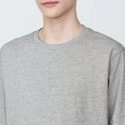 Hauts Et T‐Shirts^Muji T‐shirt en jersey de coton lavé manches longues pour homme