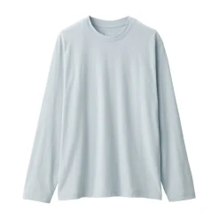 Hauts Et T‐Shirts^Muji T‐shirt en jersey de coton lavé manches longues pour homme