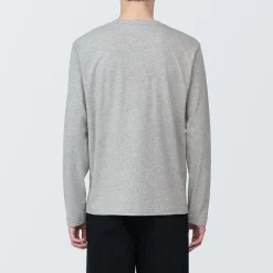 Hauts Et T‐Shirts^Muji T‐shirt en jersey de coton lavé manches longues pour homme