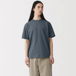 Hauts Et T‐Shirts^Muji T‐shirt en jersey de coton épais manches courtes pour homme