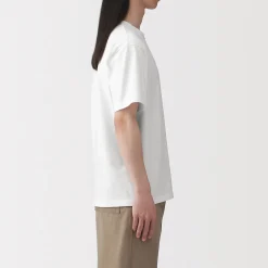 Hauts Et T‐Shirts^Muji T‐shirt en jersey de coton épais manches courtes pour homme