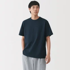 Hauts Et T‐Shirts^Muji T‐shirt en jersey de coton épais manches courtes pour homme