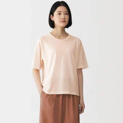 Hauts Et T‐Shirts^Muji T-shirt en jersey de coton biologique hautement torsadé pour femme