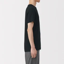 Hauts Et T‐Shirts|Sous‐Vêtements^Muji T‐shirt manches courtes col crew en coton chaud pour homme