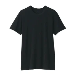 Hauts Et T‐Shirts|Sous‐Vêtements^Muji T‐shirt manches courtes col crew en coton chaud pour homme