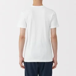 Hauts Et T‐Shirts|Sous‐Vêtements^Muji T‐shirt manches courtes col crew en coton chaud pour homme