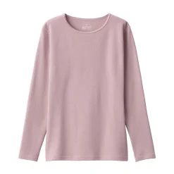 Hauts Et T‐Shirts|Sous‐Vêtements^Muji T‐shirt manches longues col rond en coton et laine chauds pour femme