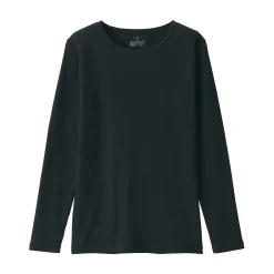 Hauts Et T‐Shirts|Sous‐Vêtements^Muji T‐shirt manches longues col rond en coton et laine chauds pour femme