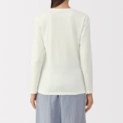 Hauts Et T‐Shirts|Sous‐Vêtements^Muji T‐shirt manches longues col rond en coton épais et chaud pour femme