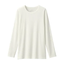 Hauts Et T‐Shirts|Sous‐Vêtements^Muji T‐shirt manches longues col rond en coton épais et chaud pour femme