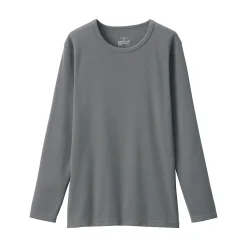 Hauts Et T‐Shirts|Sous‐Vêtements^Muji T‐shirt manches longues col rond en coton épais et chaud pour femme