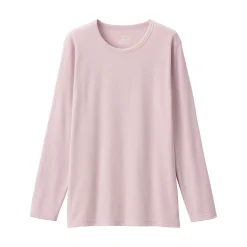 Hauts Et T‐Shirts|Sous‐Vêtements^Muji T‐shirt manches longues col rond en coton épais et chaud pour femme