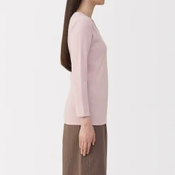 Hauts Et T‐Shirts|Sous‐Vêtements^Muji T‐shirt manches longues col U en coton épais et chaud pour femme