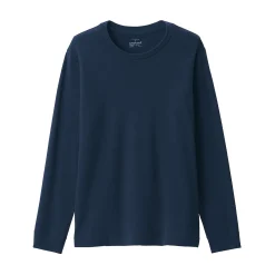 Hauts Et T‐Shirts|Sous‐Vêtements^Muji T‐shirt manches longues col rond en coton et laine chauds pour homme