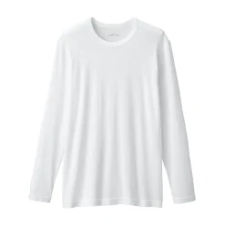 Hauts Et T‐Shirts|Sous‐Vêtements^Muji T‐shirt manches longues col crew en coton chaud pour homme