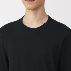 Hauts Et T‐Shirts|Sous‐Vêtements^Muji T‐shirt manches longues col crew en coton chaud pour homme