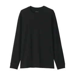 Hauts Et T‐Shirts|Sous‐Vêtements^Muji T‐shirt manches longues col U en coton épais et chaud pour homme