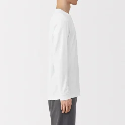 Hauts Et T‐Shirts|Sous‐Vêtements^Muji T‐shirt manches longues col U en coton épais et chaud pour homme