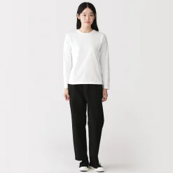 Hauts Et T‐Shirts^Muji T‐shirt manches longues en coton mélangé pour femme
