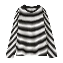 Hauts Et T‐Shirts^Muji T‐shirt manches longues en coton mélangé pour femme