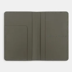 Accessoires De Voyage|Pochettes De Voyage^Muji Étui de passeport en cuir recyclé - Kaki