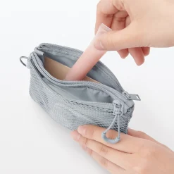 Packing Cubes Et Accessoires De Voyage^Muji Étui en polyester à double fermeture éclair S Gris