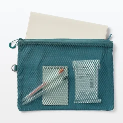 Packing Cubes Et Accessoires De Voyage|Pochettes De Voyage^Muji Étui en polyester à double fermeture éclair L