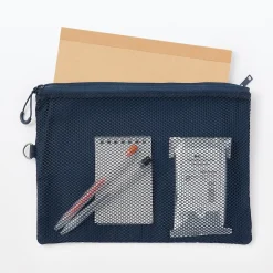 Packing Cubes Et Accessoires De Voyage|Pochettes De Voyage^Muji Étui en polyester à double fermeture éclair L