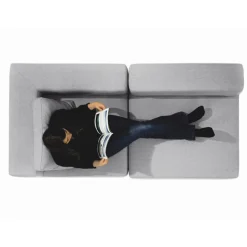 Canapés Et Repose-Pieds^Muji Unité de canapé modulable gris clair (Dont Eco‐part. 5,50€)