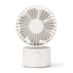 Ventilateurs^Muji Ventilateur de bureau oscillant port USB Blanc