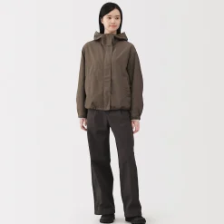 Vestes Et Manteaux^Muji Veste à capuche déperlante et compacte en nylon pour femme