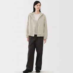 Vestes Et Manteaux^Muji Veste à capuche déperlante et compacte en nylon pour femme