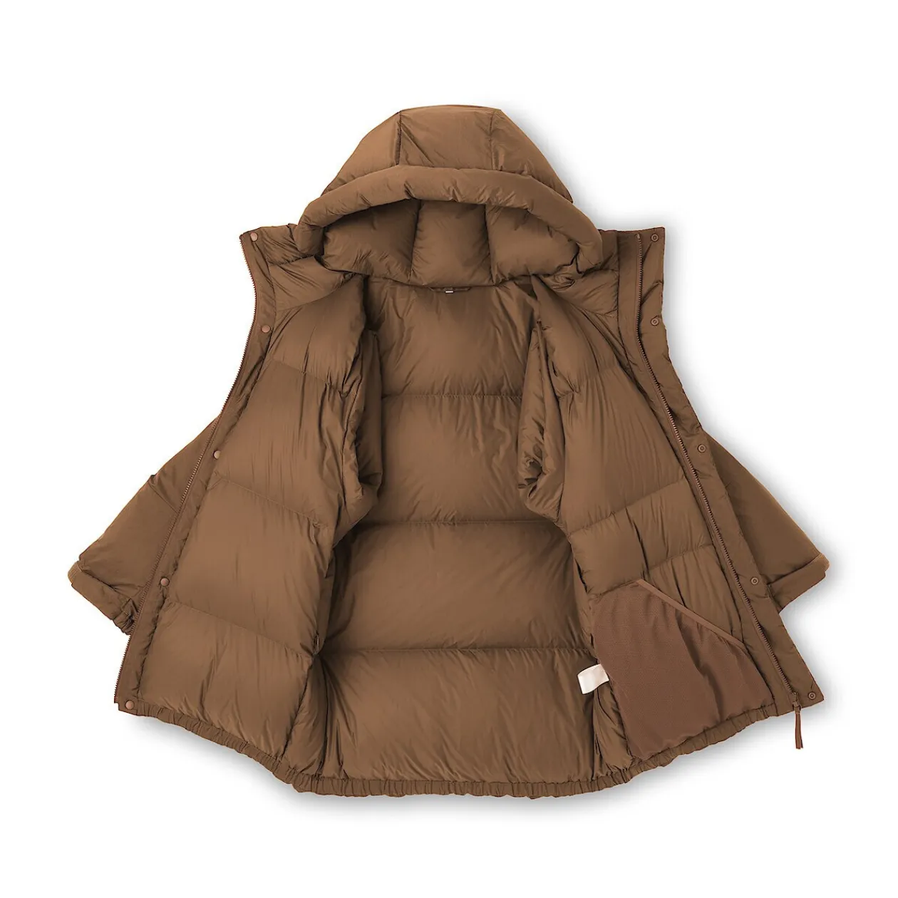 Vestes Et Manteaux^Muji Veste à capuche en duvet pour homme – Marron Moka
