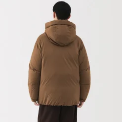 Vestes Et Manteaux^Muji Veste à capuche en duvet pour homme – Marron Moka