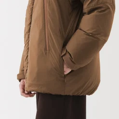Vestes Et Manteaux^Muji Veste à capuche en duvet pour homme – Marron Moka